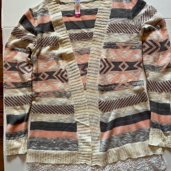 No Boundaries Open Cardigan Sweater, Sz M - Picture 4 of 10